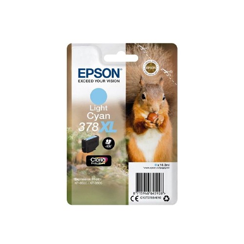 Tinteiro Epson 378XL Azul Claro C13T37954010 10,3ml