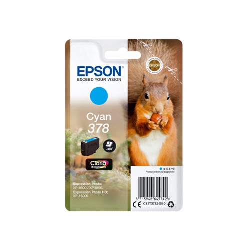 Tinteiro Epson 378 Azul C13T37824010 4,1ml