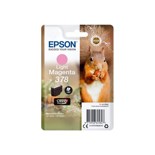 Tinteiro Epson 378 Magenta Claro C13T37864010 4,8ml