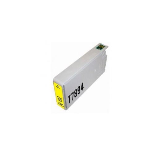 Tinteiro Compatível para Epson T7894 Amarelo C13T789440 34ml