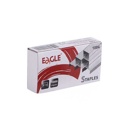 Agrafos 10 Eagle (2 / 10 Folhas) Cx1000 - 4 unidades