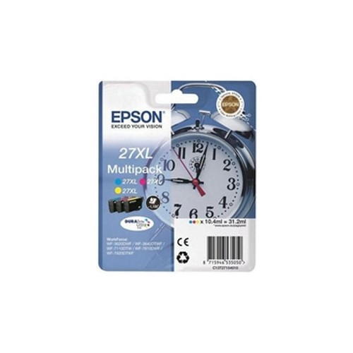 Pack Tinteiros Epson 27XL 3 Cores C13T27154010 10,4ml