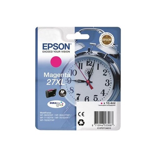 Tinteiro Epson 27XL Magenta C13T27134010 10,4ml