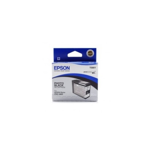 Tinteiro Epson T5801 Preto C13T580100 80ml