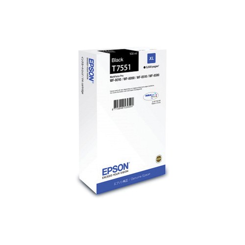 Tinteiro Epson T7551 Preto C13T755140 100ml