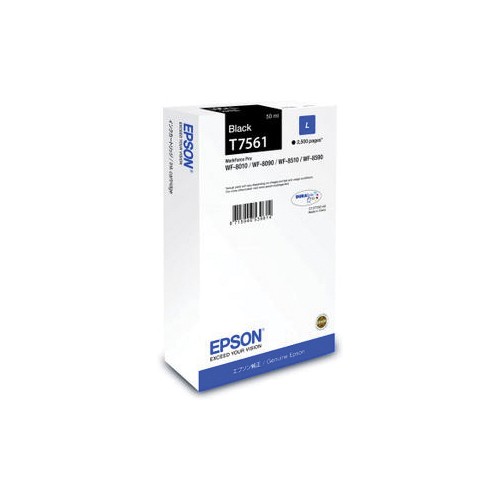 Tinteiro Epson T7561 Preto C13T756140 50ml