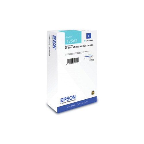 Tinteiro Epson T7562 Azul C13T756240 14ml