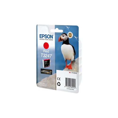 Tinteiro Epson T3247 Vermelho C13T32474010 14ml