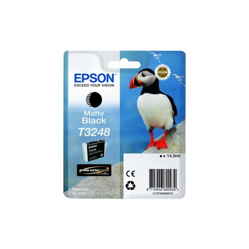 Tinteiro Epson T3248 Preto Matte C13T32484010 14ml