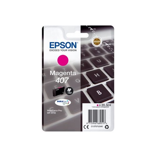 Tinteiro Epson 407 Magenta C13T07U340 20,3ml