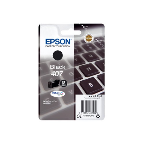 Tinteiro Epson 407 Preto C13T07U140 41,2ml