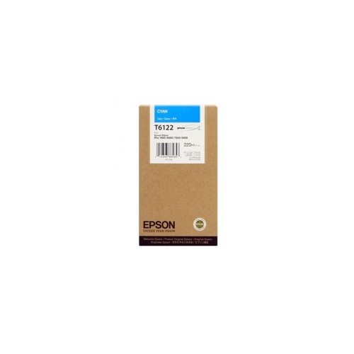 Tinteiro Epson T6122 Azul C13T612200 220ml