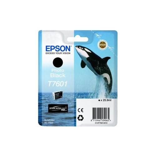 Tinteiro Epson T7601 Preto Foto C13T76014010 25,9ml