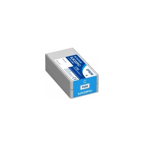 Tinteiro Epson SJIC22P Azul C33S020602 32,5ml