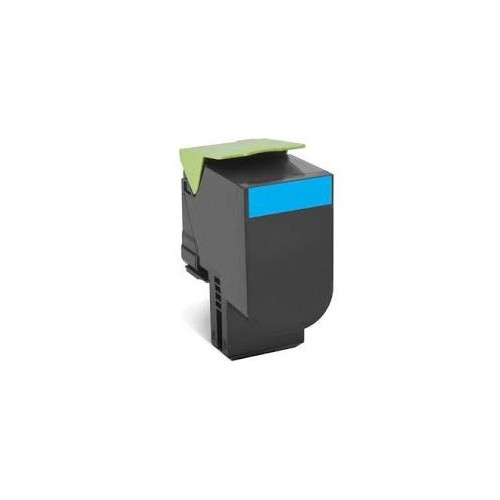 Toner Compatível para Lexmark 802SC Azul (80C2SC0)