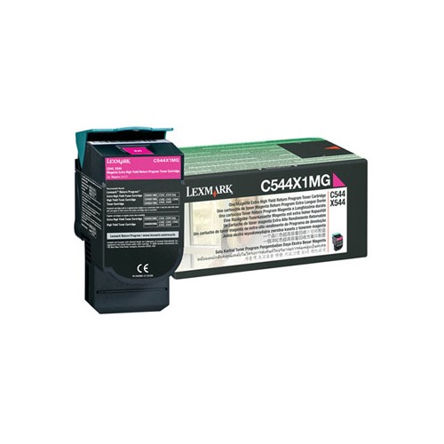 Toner  Lexmark C544X1MG Magenta Capacidade Extra (0C544X1MG)