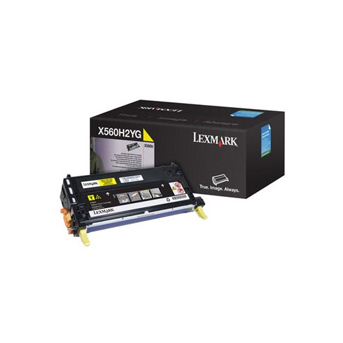 Toner Lexmark X560A2YG Amarelo Alta Capacidade