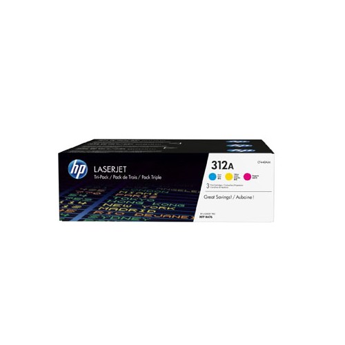 Pack Toners HP 312A 3 Cores CF440AM