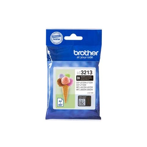 Tinteiro Brother LC3213BK Preto