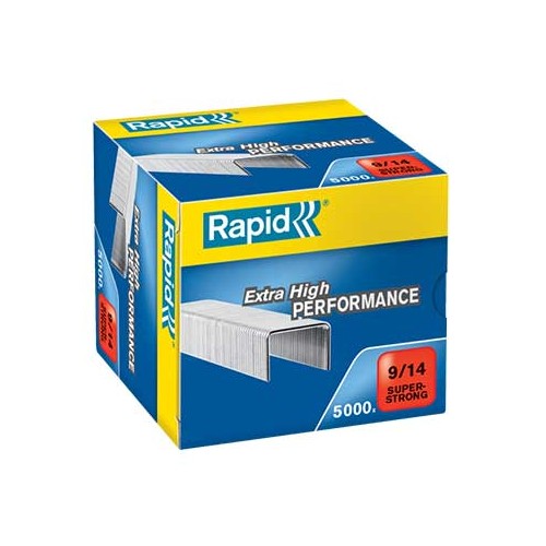 Agrafos 9 / 14 Rapid (80 / 110 Folhas) Cx5000un