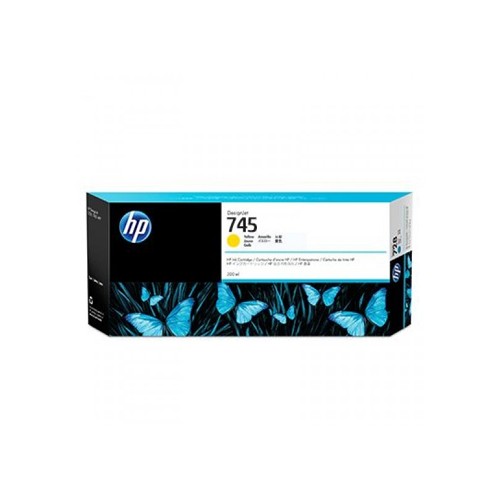 Tinteiro HP 745 Amarelo F9K02A 300ml