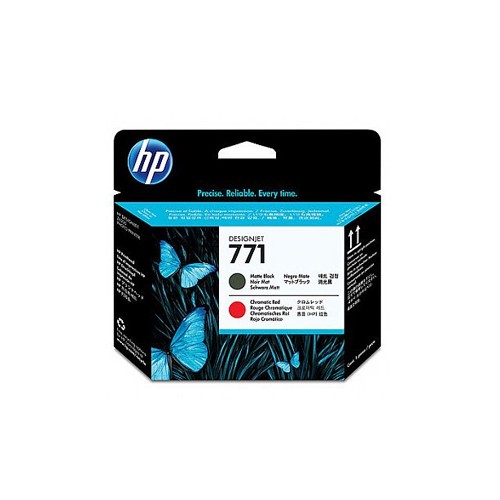 Cabeça Impressão HP 771 Preto Matte / Vermelho CE017A