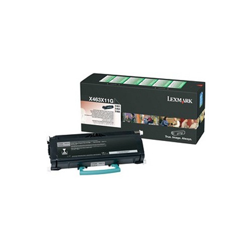 Toner Lexmark X463X11G Preto Capacidade Extra (0X463X11G)