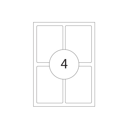 Etiquetas 50x70 Apli 01657 10 Folhas 40un