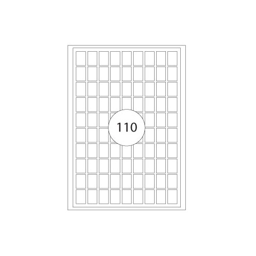 Etiquetas 12x18mm Apli 15 Folhas A5 1650un