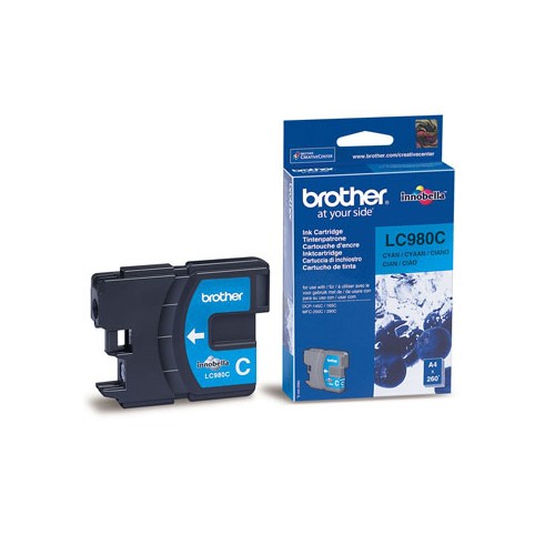 Tinteiro Brother LC980C Azul 4,8ml