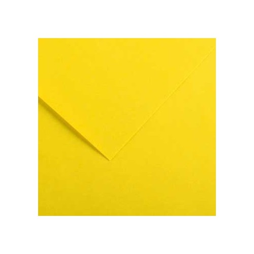 Cartolina 50x65cm Amarelo Canario 185g 1 Folha Cansonv - 25 unidades