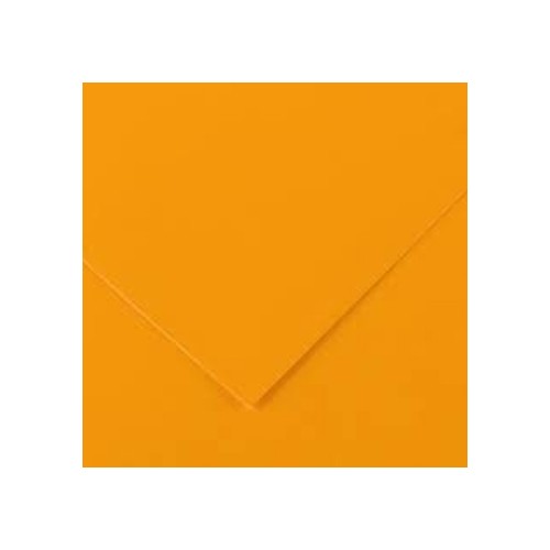 Cartolina 250g 50x65cm Laranja Fluorescente 25 Folhas Canson