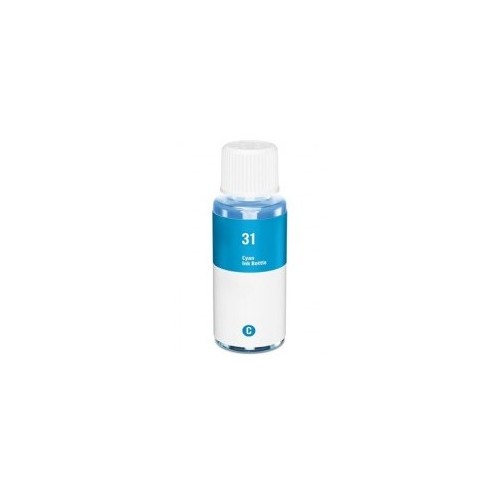 Tinteiro Compatível para HP 31 Azul 1VU26A 70ml