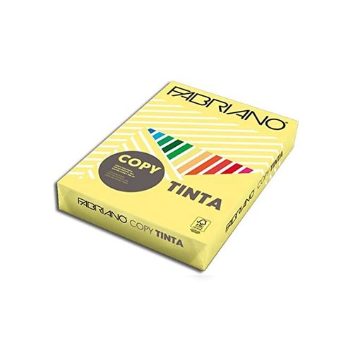 Papel Fotocopia Amarelo Canario Tinta A4 80g 1x500Fls