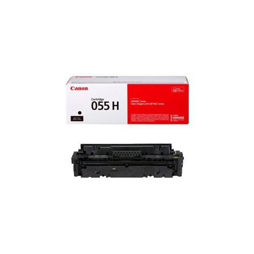 Toner Canon 055H Preto 3020C002 - Alta Capacidade