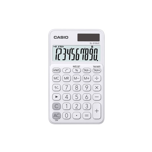 Calculadora de Bolso Casio SL310UCWE Branco 10 Digitos