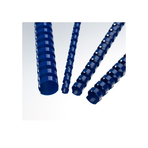 Argolas Pvc Encadernar 22mm 195 Folhas Cx 100un Azul