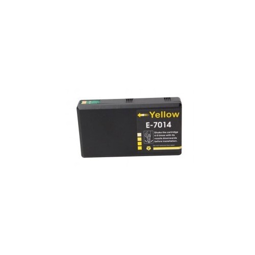 Tinteiro Compatível para Epson T7014 Amarelo C13T70144010 34,2ml