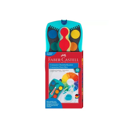 Aguarelas Faber Castell Connector Cores Sortidas Cx 12