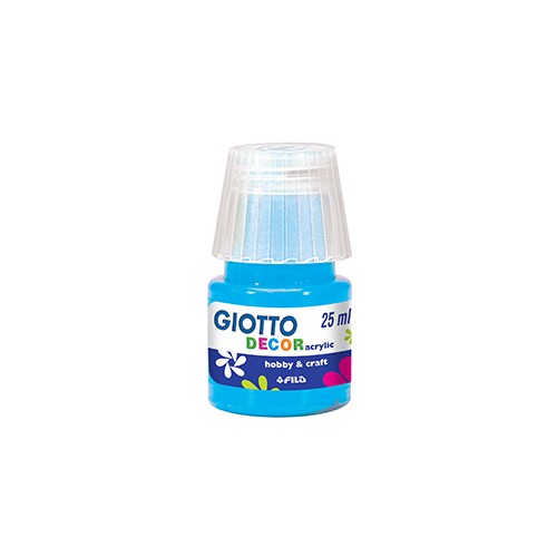 Guache Liquido Giotto Decor Acrilico 25ml Azul Cyan