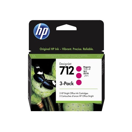 Pack Tinteiros HP 712 Magenta 3ED78A 29ml