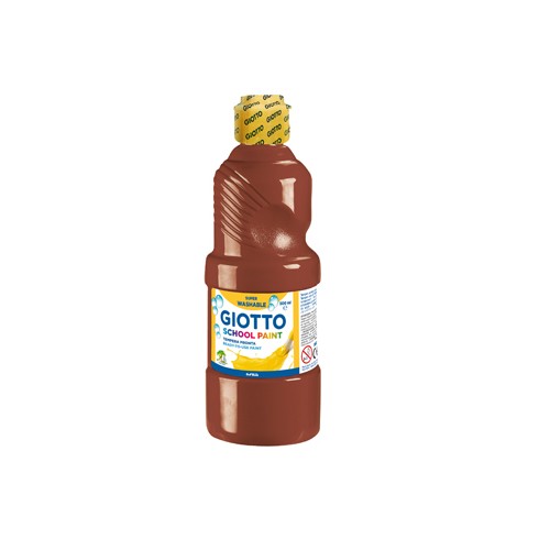 Guache Liquido Giotto Escolar 500ml Castanho