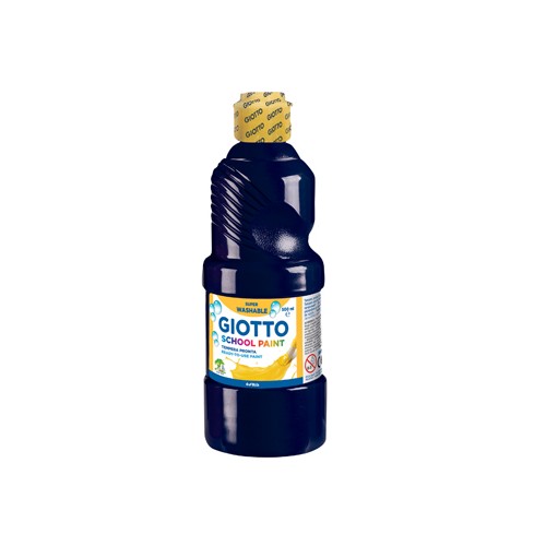 Guache Liquido Giotto Escolar 500ml Preto