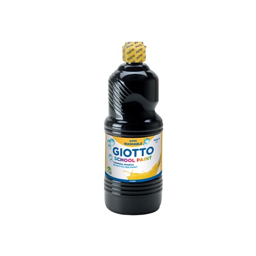 Guache Liquido Giotto Escolar 1 Litro Preto