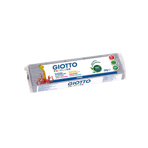 Plasticina Giotto Patplume 350gr Cinza