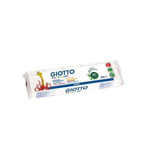 Plasticina Giotto Patplume 350gr Branco