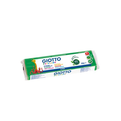 Plasticina Giotto Patplume 350gr Verde Claro