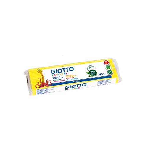 Plasticina Giotto Patplume 350gr Amarelo