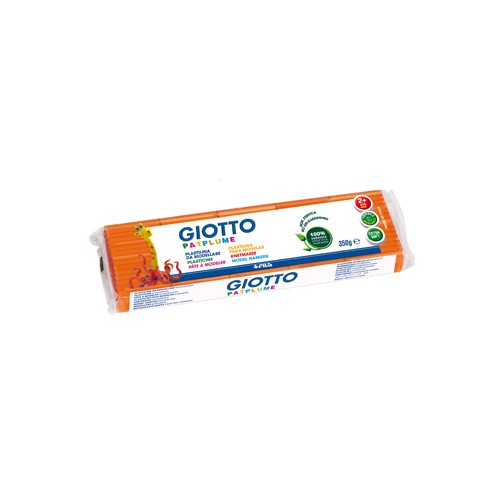 Plasticina Giotto Patplume 350gr Laranja