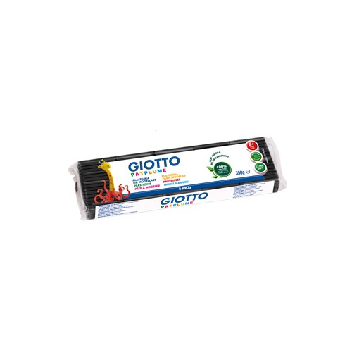 Plasticina Giotto Patplume 350gr Preto